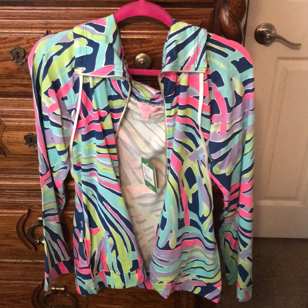 NWT XL Lilly Pulitzer Angela Zip Up Jacket